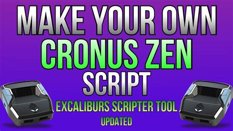 zen scripter|Build Your Own Cronus Zen Script With Excaliburs .